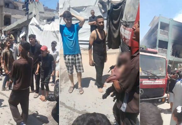 مجزرة الصفطاوي: و تتجدد المجازر بحق الأطفال في غزة لتتحول مدرسة إلى رماد