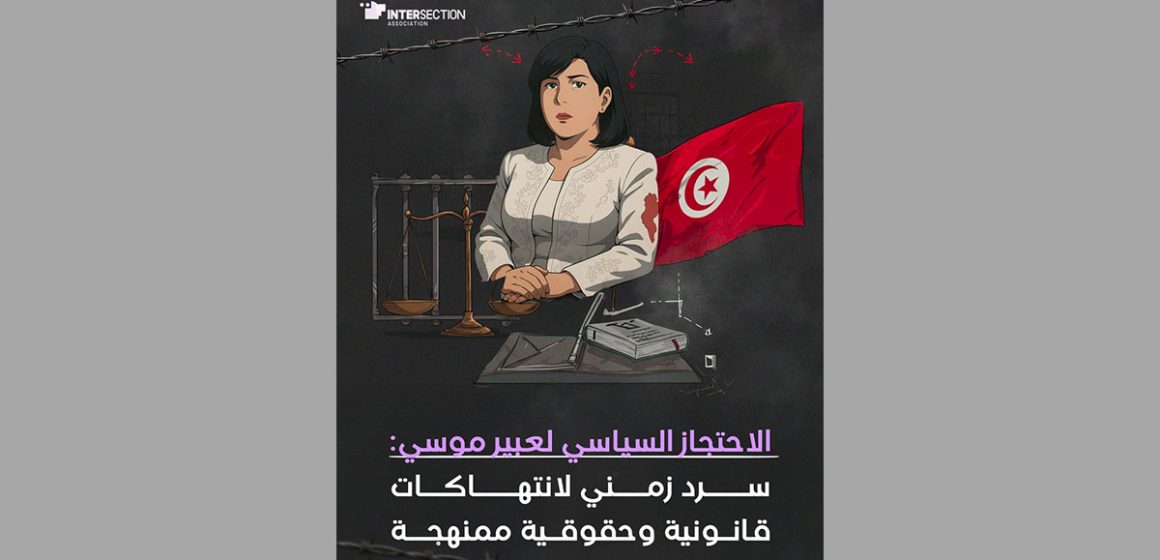 جمعية تقاطع تصدر ورقة حول “الاحتجاز السياسي لعبير موسي…”