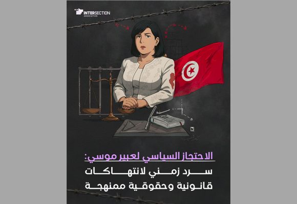 جمعية تقاطع تصدر ورقة حول “الاحتجاز السياسي لعبير موسي…”