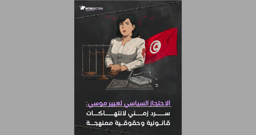 جمعية تقاطع تصدر ورقة حول “الاحتجاز السياسي لعبير موسي…”