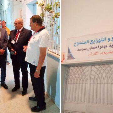 سوسة، وزير التربية يطلع على سير العمل بمركز تجميع الامتحانات و التوزيع