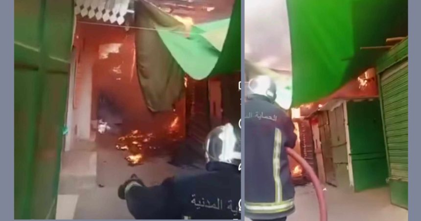 نونس العاصمة : السيطرة بالكامل على حريق بسوق سيدي محرز