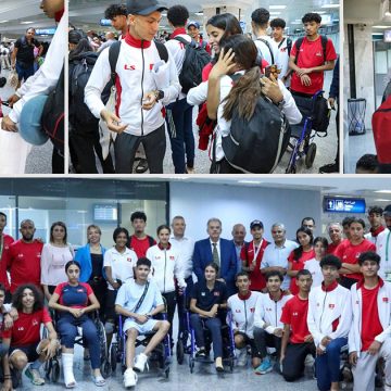 عودة المنتخب الوطني لألعاب القوى إلى تونس و متابعة رسمية بعد الحادث المروري بنيجيريا