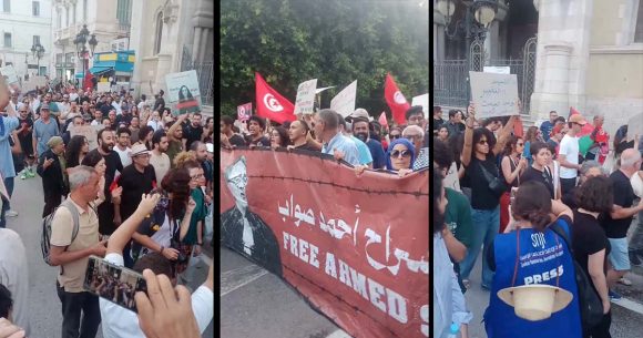 دعت اليها عائلات المعتقلين السياسيين، توافد المئات من المواطنين في مسيرة بالعاصمة