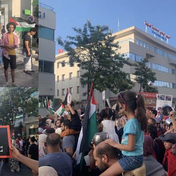 قبل الاعتصام، تونسيون في مسيرة بين سفارتي مصر و الولايات المتحدة الأمريكية بالبحيرة (فيديو)