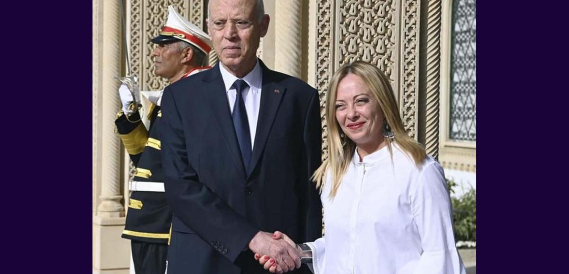 مجدي الكرباعي يذكر برزنامة زيارات ميلوني الايطالية الى تونس