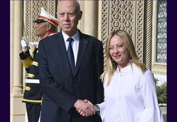مجدي الكرباعي يذكر برزنامة زيارات ميلوني الايطالية الى تونس