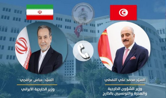 في ذكرى عيد الجمهورية، محمد علي النفطي يتلقى التهاني من نظيره الإيراني