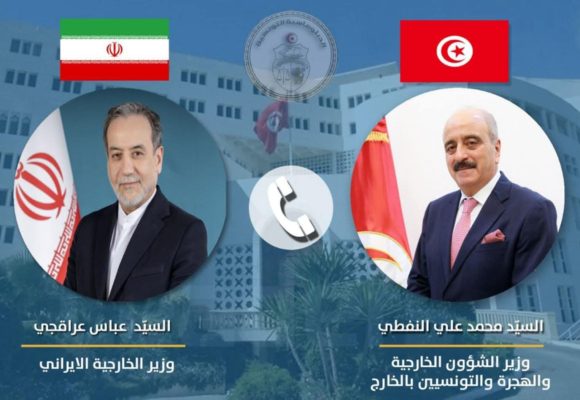 في ذكرى عيد الجمهورية، محمد علي النفطي يتلقى التهاني من نظيره الإيراني