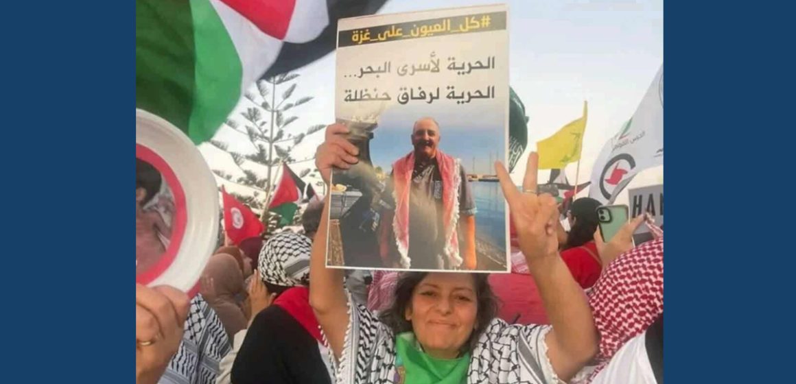 سفينة حنظلة : الأستاذة هدريش حول آخر اخبار حاتم العويني بسجن الإحتلال