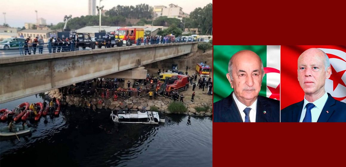 الرئيس سعيد يعزي نظيره الجزائري في وفاة عديد المسافرين في حادث حافلة