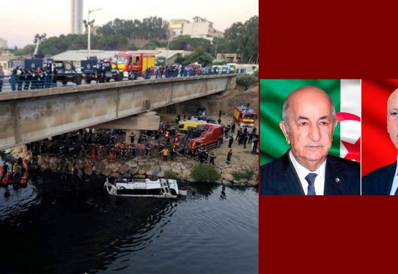 الرئيس سعيد يعزي نظيره الجزائري في وفاة عديد المسافرين في حادث حافلة