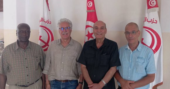 لقاء حزب العمال مع وفد عن الجبهة الشعبية لتحرير فلسطين