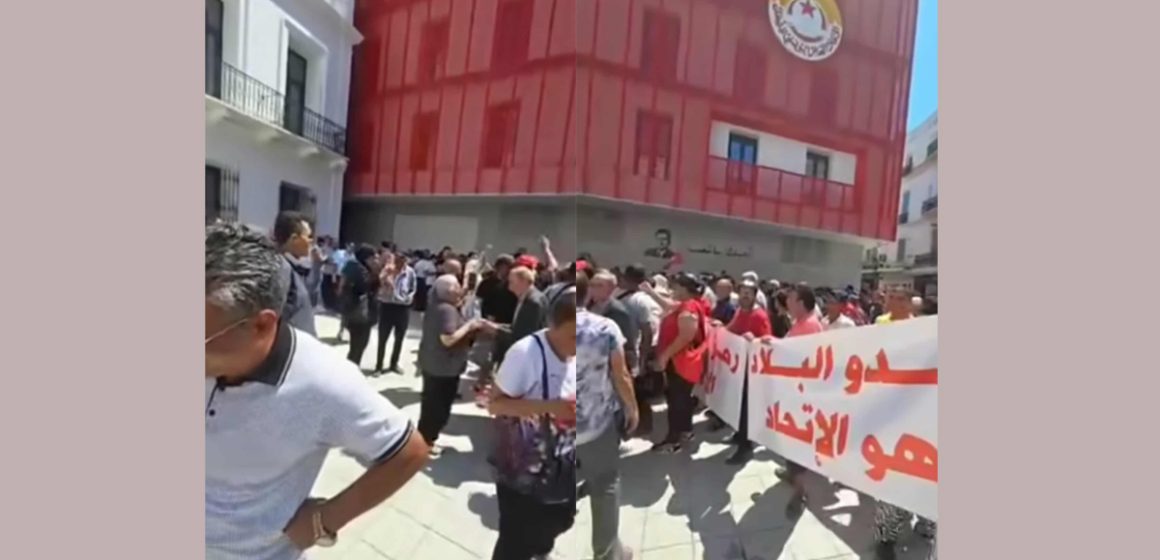 محاولة اقتحام مقره، اتحاد الشغل يدعو إلى فتح بحث عاجل
