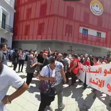 محاولة اقتحام مقره، اتحاد الشغل يدعو إلى فتح بحث عاجل