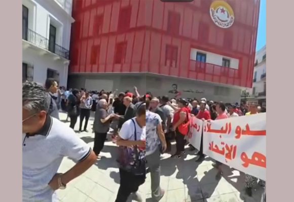 محاولة اقتحام مقره، اتحاد الشغل يدعو إلى فتح بحث عاجل