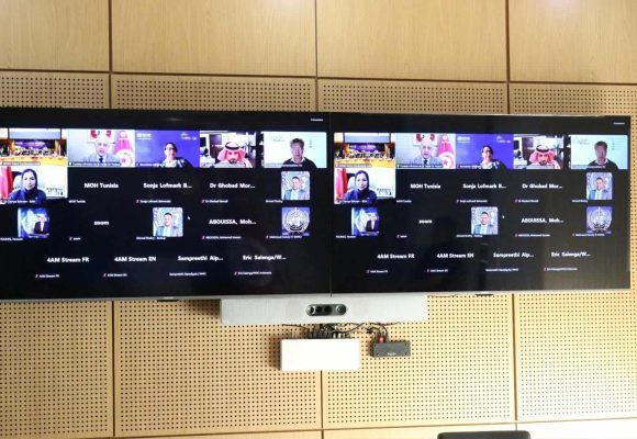 عبر تقنيات التواصل عن بعد، الفرجاني يفتتح اجتماعا حول مقاومة المضادات الحيوية