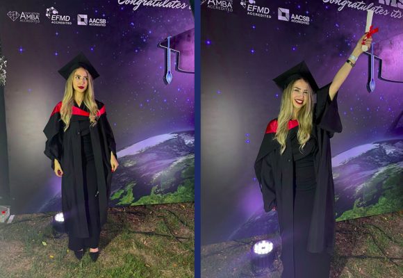 بكلمات رقيقة و عميقة، تهدي رنيم نجاحها لوالدها القاضي السجين البشير العكرمي