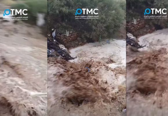جندوبة: فيديو يوثق التقلبات الجوية و سيلان الأمطار بغار الدماء