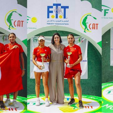 بطولة إفريقيا للناشئين للتنس: براعم المنتخب الوطني يفوز ب5 ميداليات (3 ذهبية و 2 فضية)