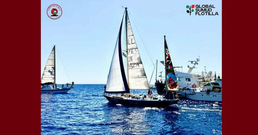 أسطول الصمود المغاربي يعقد ندوة صحفية بنقابة الصحفيين التونسيين