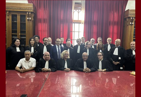 عميد المحامين يستقبل وفدا من زملائه الفرنسيين المتابعين لقضية سنية الدهماني