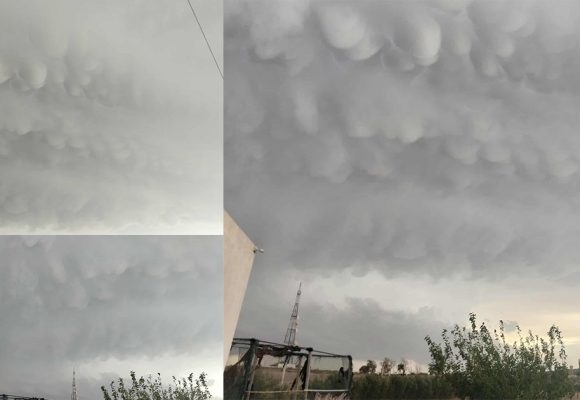 مرصد الطقس و المناخ: سحب الماماتوس بسبيطلة بولاية القصرين
