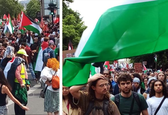 تحوّل العلم الفلسطيني من راية وطنية إلى رمز كوني لمقاومة الظلم