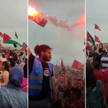 فيديو لتنسيقية العمل المشترك من أجل فلسطين حول استقبال أسطول الصمود العالمي