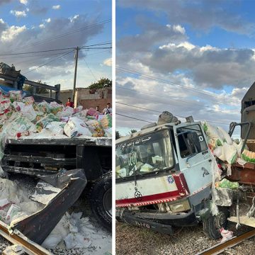 رسالة من المحرس: حادث جديد على مستوى تقاطع السكة الحديدية بالحشانة