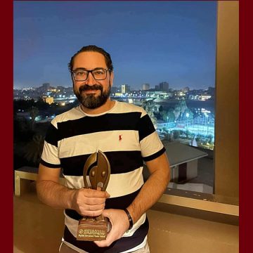مهرجان بغداد الدولي للمسرح في دورته السادسة، جائزة أفضل ممثل للتونسي حمودة بن حسين
