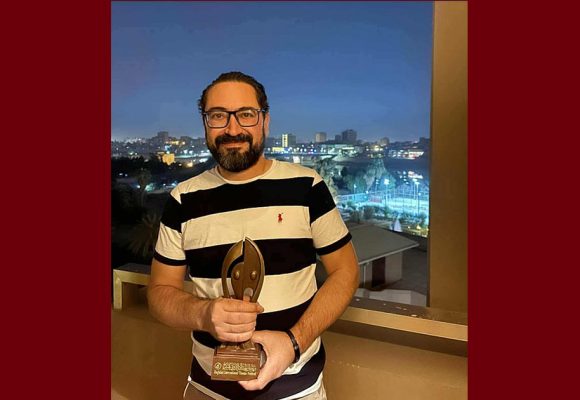 مهرجان بغداد الدولي للمسرح في دورته السادسة، جائزة أفضل ممثل للتونسي حمودة بن حسين