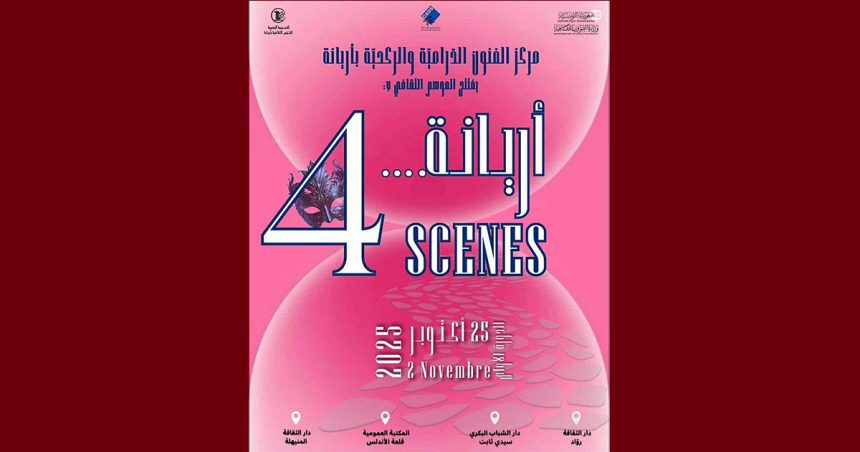 أريانة: الدورة الأولى لتظاهرة “أريانة …. 4 SCENES “