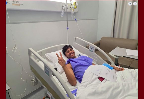 النجم الرادسي يتمنى الشفاء العاجل لفاروق المنجلي قائد فريق الأواسط لكرة القدم