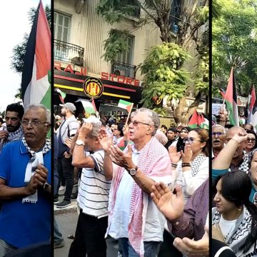 مسيرة وطنية تضامنا مع غزة: حمة الهمامي عن حزب العمال في الصفوف الأولى (فيديو)