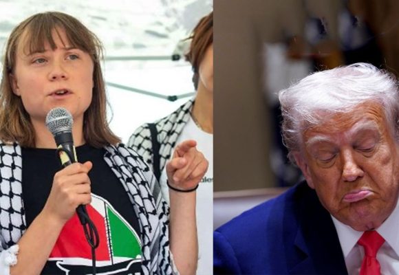 ترامب يصف الناشطة غريتا نوثبرغ السويدية ب”صانعة مشاكل”