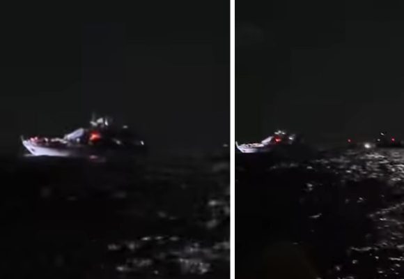 مباشر/ من حصار زوارق الاحتلال لسفن الأسطول