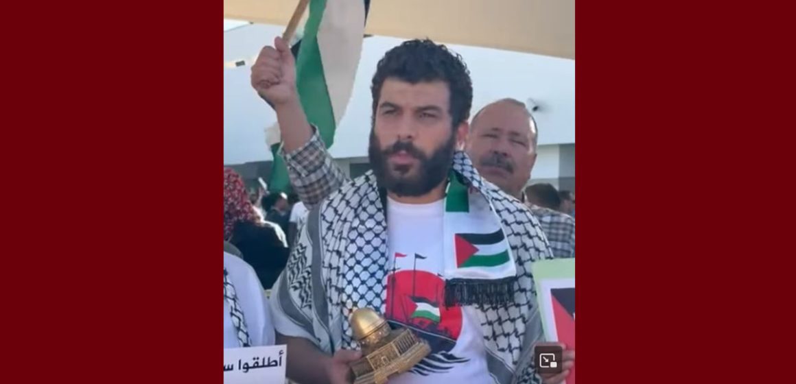 عائدا من الاعتقال: كلمة أيوب الحبرواي عضو هيئة تسيير الأسطول المغاربي (فيديو)