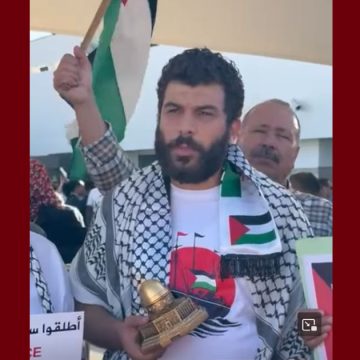 عائدا من الاعتقال: كلمة أيوب الحبرواي عضو هيئة تسيير الأسطول المغاربي (فيديو)