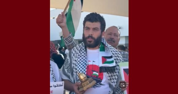 عائدا من الاعتقال: كلمة أيوب الحبرواي عضو هيئة تسيير الأسطول المغاربي (فيديو)
