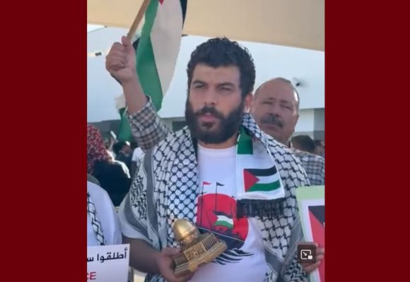 عائدا من الاعتقال: كلمة أيوب الحبرواي عضو هيئة تسيير الأسطول المغاربي (فيديو)