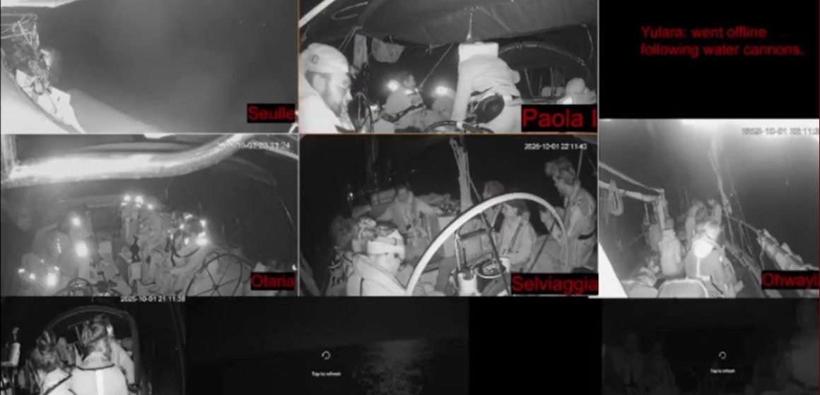 اللجنة الدولية لكسر الحصار عن غزة: اعتقال 70 شخصاً و اعتراض 4 سفن (فيديو)
