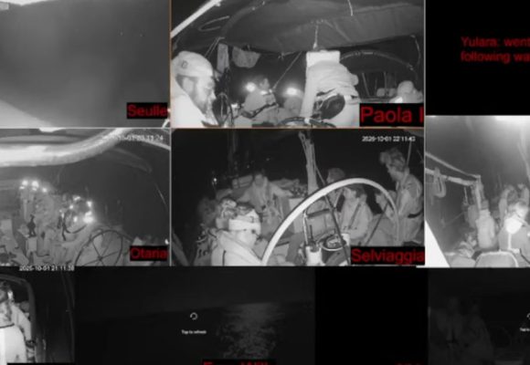 اللجنة الدولية لكسر الحصار عن غزة: اعتقال 70 شخصاً و اعتراض 4 سفن (فيديو)