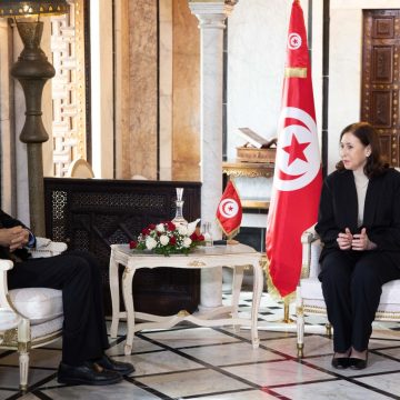 القصبة: من أبرز محاور لقاء رئيسة حكومة تونس بوزير الاقتصاد والتجارة الليبي، تعزيز التعاون بين البلدين