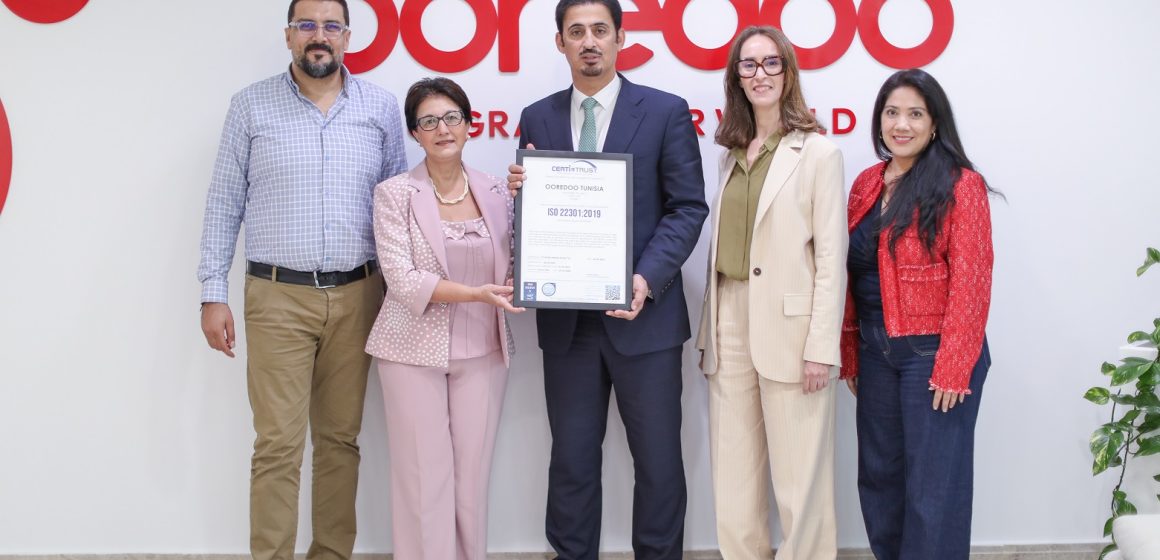 تونس: Ooredoo تتحصل على شهادة ISO 22301:2019