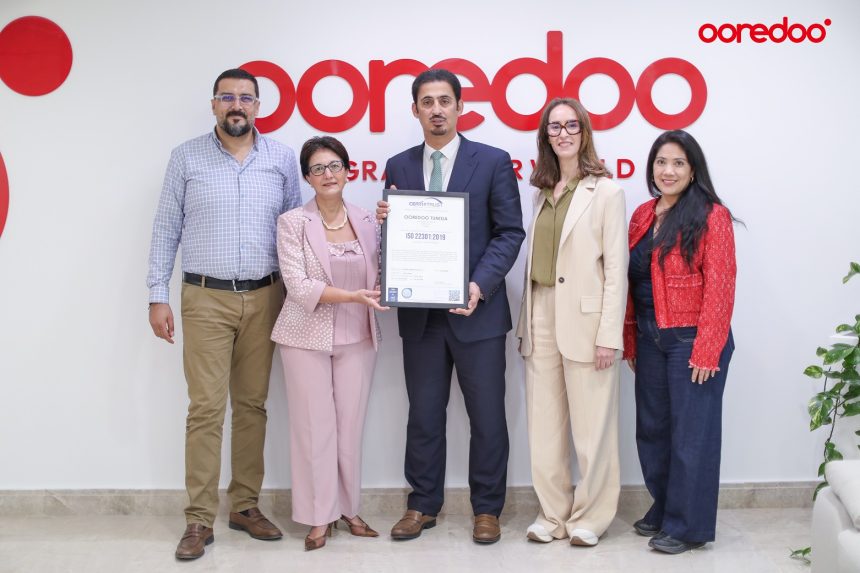 تونس: Ooredoo تتحصل على شهادة ISO 22301:2019