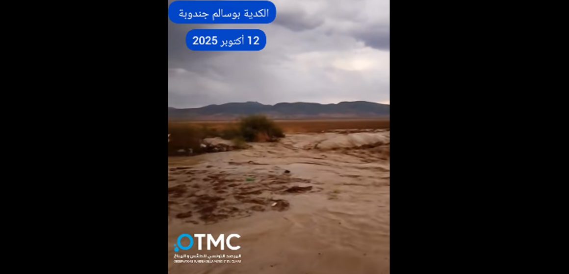 مرصد الطقس و المناخ : مياه الأودية بريف جندوبة تجرف امرأة و قطيع أغنامها