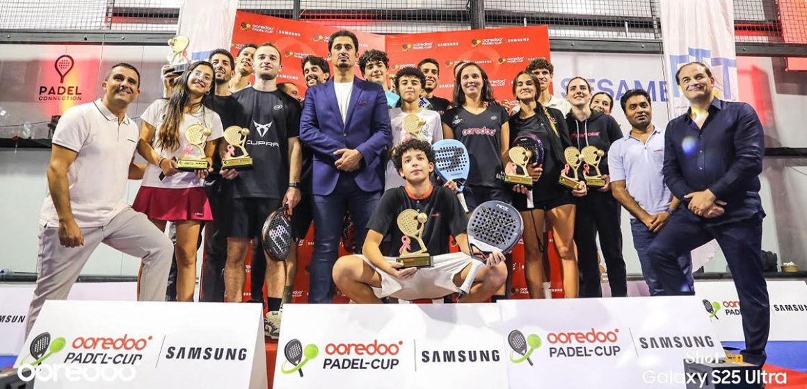 Ooredoo Padel Cup Samsung 2025 : نجاح استثنائي لبطولة البادل في تونس