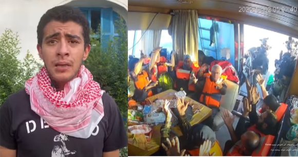 رئيس Uget يدعو الى مسيرة وطنية تنديدا بالاعتداء على اسطول الصمود (فيديو)