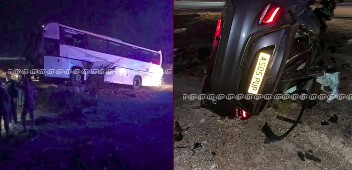 00 طريق مساكن القيروان: اصطدام حافلة نقل بالساحل بسيارة خفيفة يخلف وفيات و العديد من الجرحى